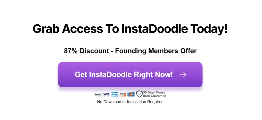 Get InstaDoodle Button